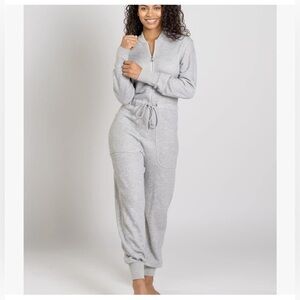 Rivet utility Cozy Gray Women's Jumpsuit